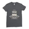 premium vintage 1995 classic perfectly aged limited edition Ladies Fitted T-Shirt