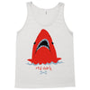 red blue shark Tank Top