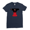 pool black red Ladies Fitted T-Shirt