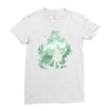 the adventure begins Ladies Fitted T-Shirt