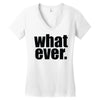 whatever (2) Women's V-Neck T-Shirt