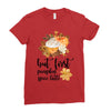 but first pumpkin spice Ladies Fitted T-Shirt
