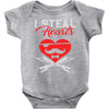i steal heart valentin day Baby Onesie