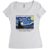 Vincent Van Gogh The Starry Night Women's Triblend Scoop T-shirt