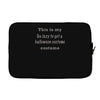 too lazy to get a halloween costume Laptop sleeve