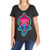 dubious disc Ladies Curvy T-Shirt