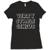 verry stable genius Ladies Fitted T-Shirt