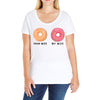 your wife my wife donuts Ladies Curvy T-Shirt