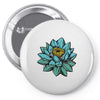 lotus flower Pin-back button