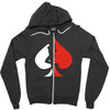 sexy poker Zipper Hoodie