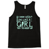 i ski like a girl Tank Top