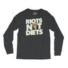 riots not diets Long Sleeve Shirts