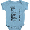 contents list Baby Onesie
