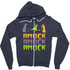 amuck, amuck, amuck! Zipper Hoodie