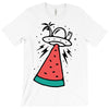 summer alien invasion bright color T-Shirt