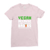 Vegan Because Plant Powered Badass Was Not an Offical Tittle Ladies Fitted T-Shirt