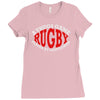 rugby a thugs game played by gentleman Ladies Fitted T-Shirt