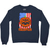 halloween american flag halloween american flag Crewneck Sweatshirt