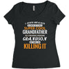 I Never Dreamed I'd Grow Up To Be A Super Cool Grandfather Of Freaking Women's Triblend Scoop T-shirt