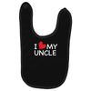 I Love My Uncle Baby Bibs