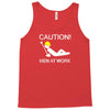 caution men at work Tank Top