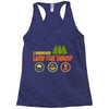 camp fire swamp Racerback Tank