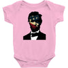 abraham lincoln independence day flag america Baby Onesie