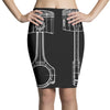 sketch of piston 2 Pencil Skirts