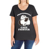 professional cage fighter Ladies Curvy T-Shirt