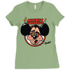 mickey mousseux Ladies Fitted T-Shirt
