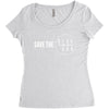 save the manual transmissions (stick shift) Women's Triblend Scoop T-shirt