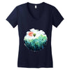 roundscape Women's V-Neck T-Shirt