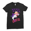 Mommy Shark -Shark Do Do Do Ladies Fitted T-Shirt