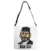 bad ass avec frank vega Adjustable Strap Totes