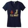 i'll wait Women's V-Neck T-Shirt
