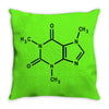 caffeine molecule t shirt coffee funny nerd xl Throw Pillow