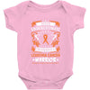 Never Underestimate The Strength Of A Leukemia Cancer Warrior Baby Bodysuit