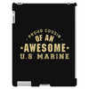 proud cousin of an awesome u.s marine iPad 3 and 4 Case