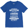 Super Cool Granddad Of A Freaking Awesome Granddaughter V-Neck Tee