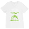 i don't need therapy i just need to do horseriding 1 V-Neck Tee