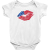 4th of July Lip Baby Bodysuit