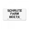schrute farm beets License Plate