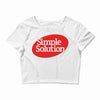 simpe solution Crop Top