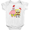 spongebob squarepants and patrick christmas Baby Bodysuit