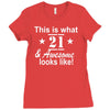 21st birthday Ladies Fitted T-Shirt