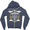 I Am An Aquarius Zipper Hoodie
