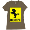 unicorn Ladies Fitted T-Shirt