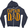 captain dad Zipper Hoodie