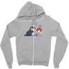 aliens Zipper Hoodie
