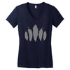 bird feathers nature Women's V-Neck T-Shirt